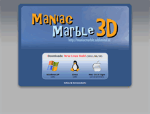 Tablet Screenshot of maniacmarble.subliminal.at